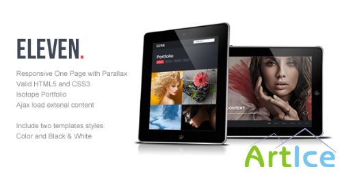 ThemeForest - Eleven - Responsive One Page Parallax Template