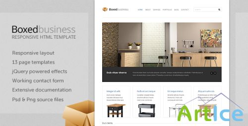 ThemeForest - BoxedBusiness - Responsive Corporate HTML Template