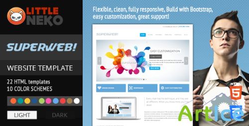 ThemeForest - Superweb | HTML5 Bootstrap Website Template