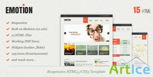 ThemeForest - Emotion - Responsive HTML5/CSS3 Template