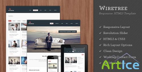 ThemeForest - Wiretree - Responsive HTML5 Template