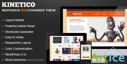 ThemeForest - Kinetico v4.0 - Responsive WordPress E-Commerce