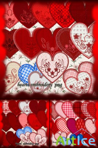 Valentine's Day Hearts PNG Clipart #1