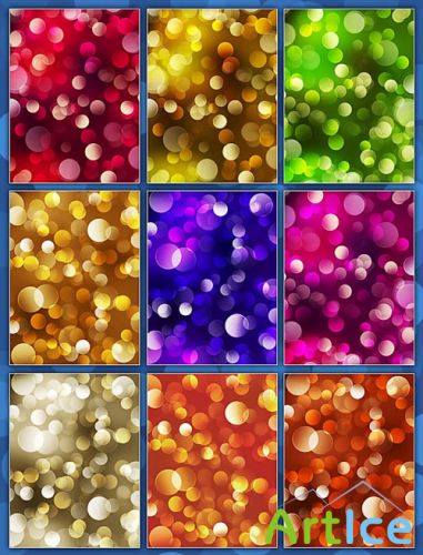 Color Bokeh Backgrounds Pack #1