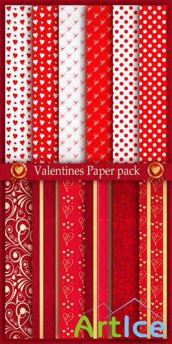 Valentines Papers Pack
