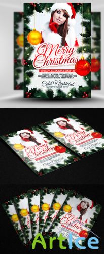 Xmas Party Flyer/Poster PSD Template