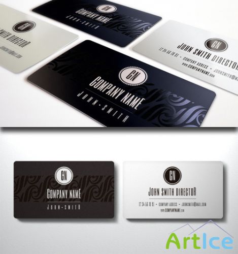 PixeDen - Elegant Business Card Vol1