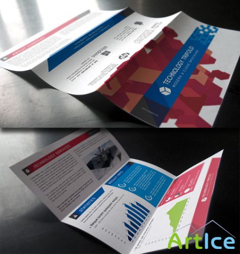 PixeDen - Technology Tri Fold Brochure