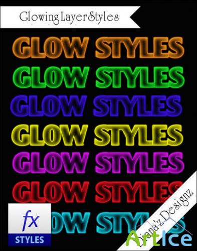Glow Photoshop Layer Styles