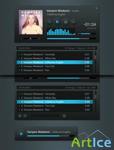 WeGraphics - Audio Player UI Kit