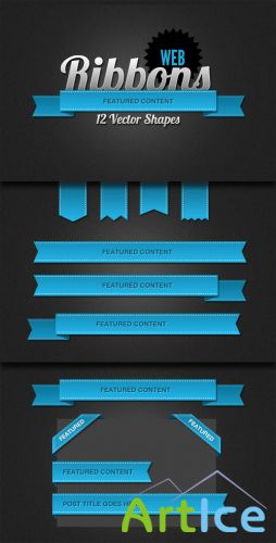 WeGraphics - 12 Useful Web Ribbons and Banners