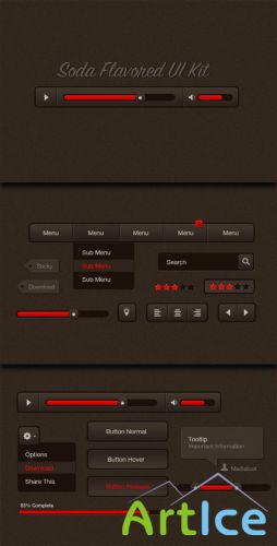 WeGraphics - Soda Flavored UI Kit
