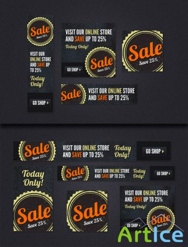 WeGraphics - Sale Ads - Web Banner PSD Kit