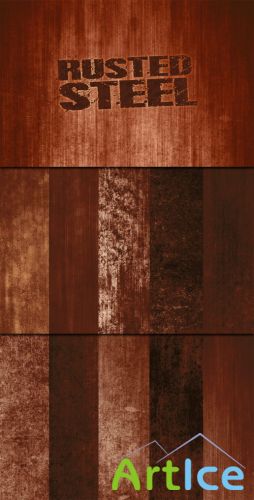 WeGraphics - Rusted Steel  Background Textures