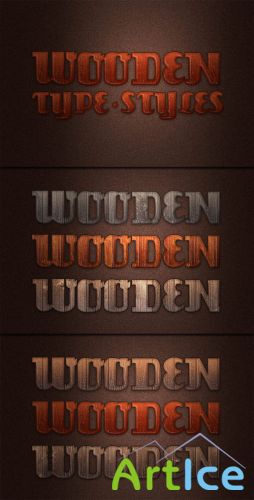 WeGraphics - Wooden Type Styles