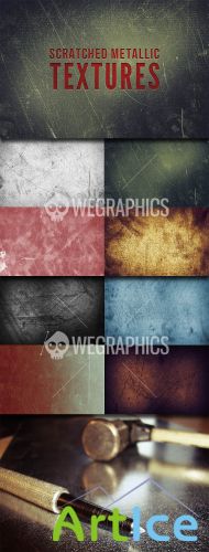 WeGraphics - Scratched Metallic Textures