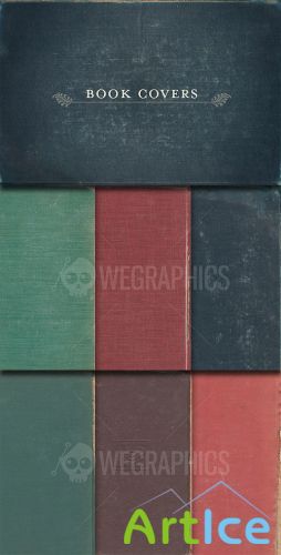 WeGraphics - Vintage Book Cover Textures