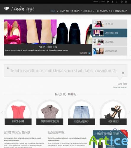 Joomla-Monster - JM-Fashion-Trends - Template for Joomla 2.5
