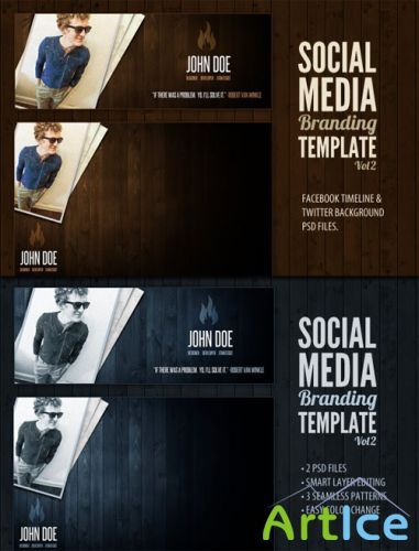 WeGraphics - Social Media Branding Kit Vol 2