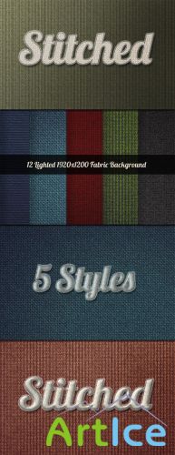 WeGraphics - Amazing Stitched Styles and Fabric Backgrounds