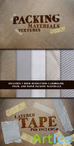 WeGraphics - Packing Materials Texture Set