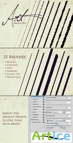 WeGraphics - Photoshop Art Brush Kit