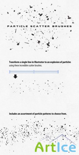 WeGraphics - Vector Particle Scatter Brushes