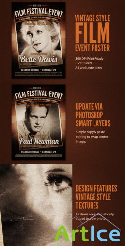 WeGraphics - Print Ready Film Event Flyer Template
