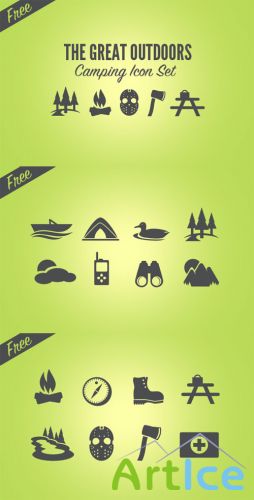 WeGraphics - Camping Icon Set