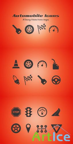 WeGraphics - Automobile Icon Set