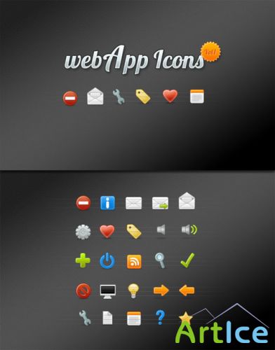 WeGraphics - webApp Icon Set