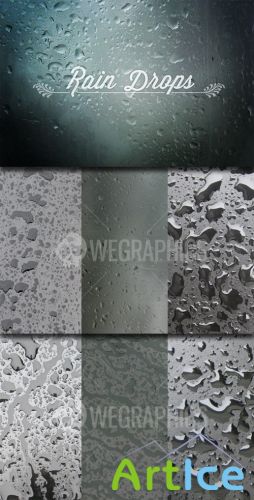 WeGraphics - Rain Drop Textures