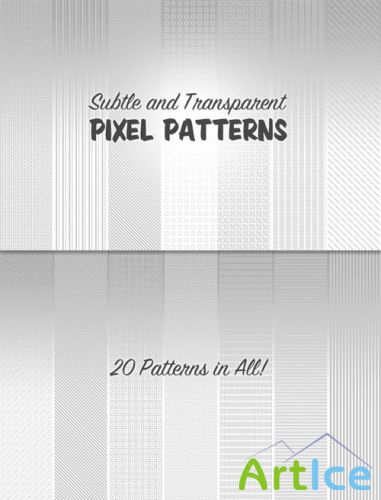 WeGraphics - Subtle Transparent Pixel Patterns