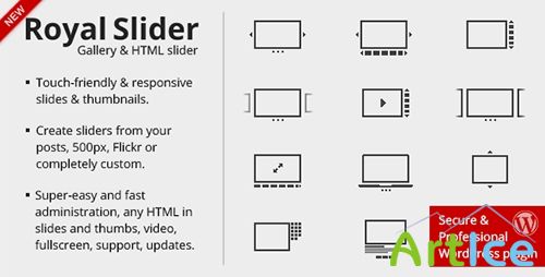 CodeCanyon - RoyalSlider 3.0.8 - Touch Content Slider for WordPress