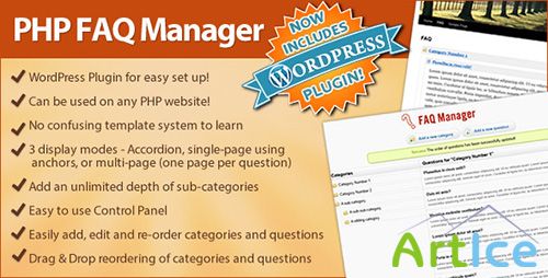 CodeCanyon - FAQ Manager (Standalone or integrate to Wordpress)