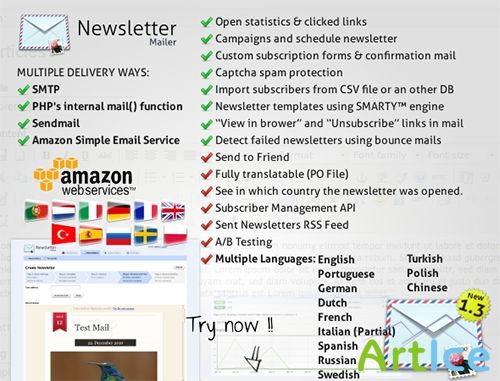CodeCanyon - Newsletter Mailer v1.3