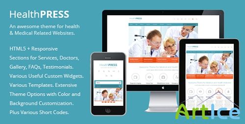 ThemeForest - HealthPress v1.2 - Health and Medical WordPress Theme