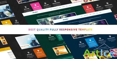 ThemeForest - Moonrise - Bootstrap Html Template - ALL COLORS