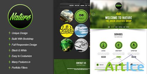ThemeForest - Nature - Responsive HTML5 Onepage Template