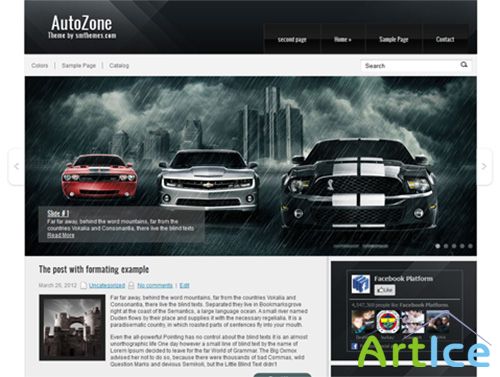 AutoZone - WordPress Theme