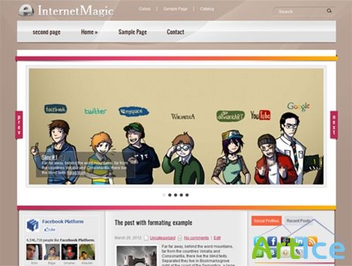 InternetMagic - WordPress Theme