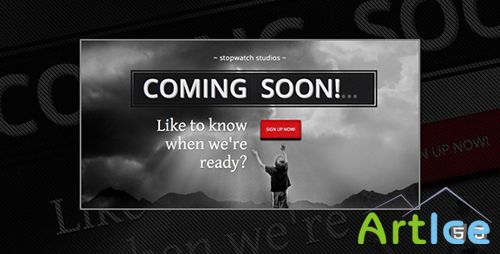 ThemeForest - StopWatch - Coming Soon Html5 Template