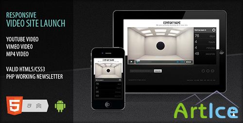 ThemeForest - Responsive Video Site Launch Coming Soon Template