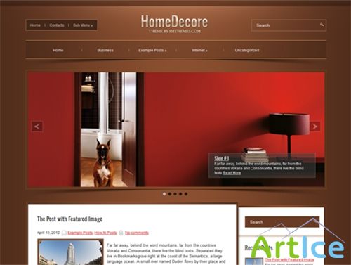 HomeDecore - WordPress Theme