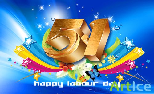 PSD Source - Happy Labour Day