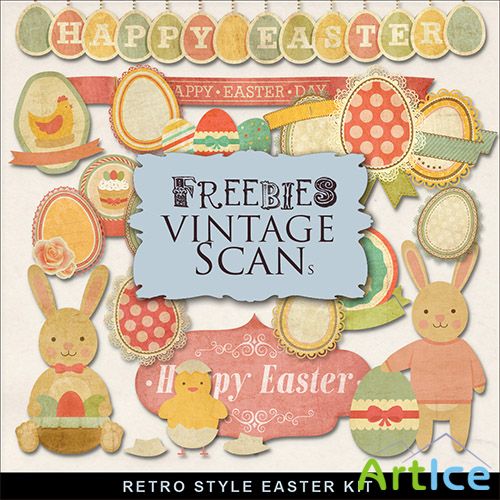 Scrap-kit - Retro Style Easter 2013