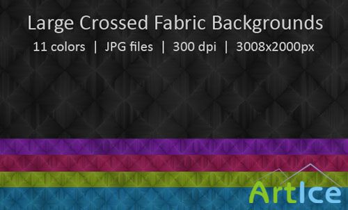 Large Crossed Fabric Backgrounds
