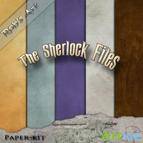 The Sherlock Files paper kit
