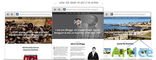 WooThemes - The One Pager v1.0.1 - Wordpress Template