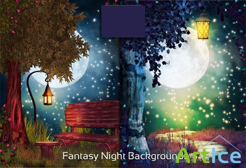 Fantasy Night Backgrounds